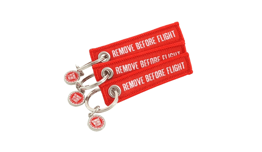 RBF001_MINI-wmH9USLZKCDOj2 3 Anhänger - Textil - Remove Before Flight - Mini-Format